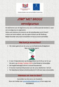 Vervolgcursus najaar 2025